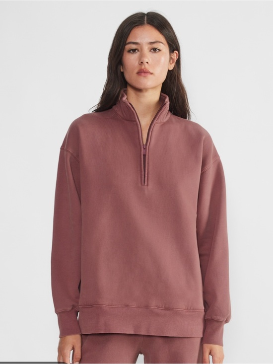 Aritzia Tops - Aritzia boyfriend half zip sweatshirt